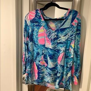 Lilly Pulitzer 3/4 sleeve top
